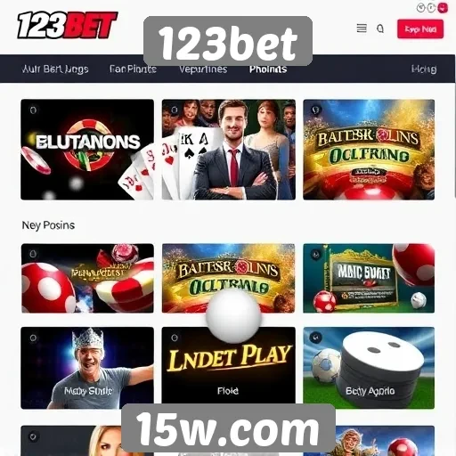 Variantes de jogos disponíveis no 123bet